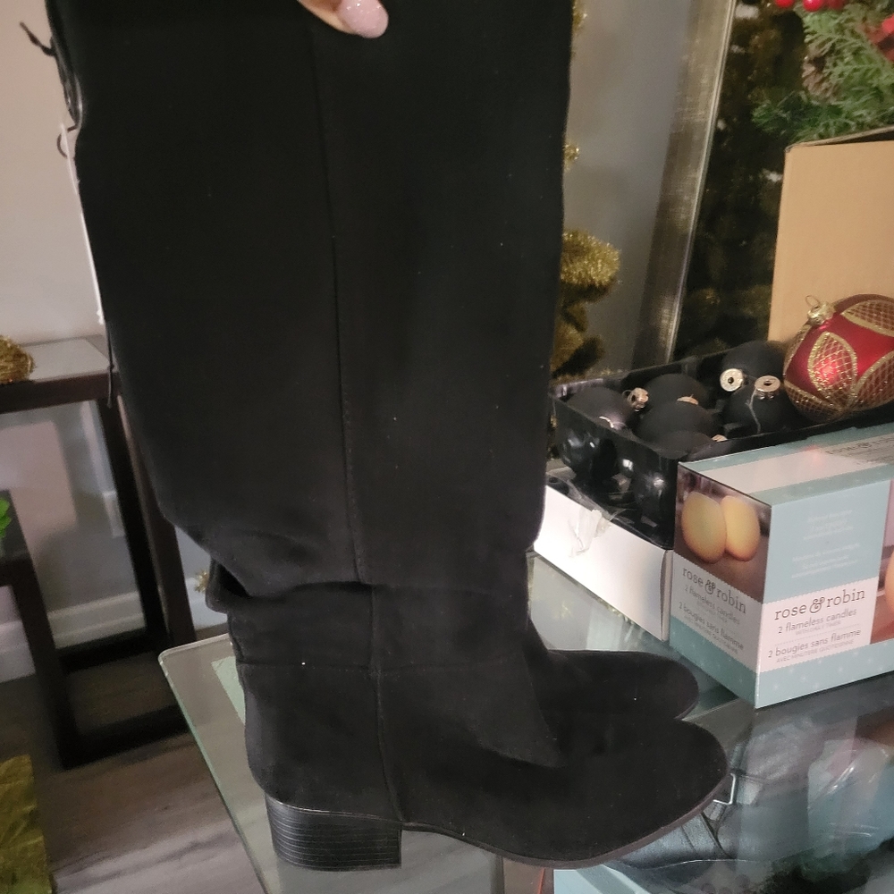 Merona size 7.5 black boots